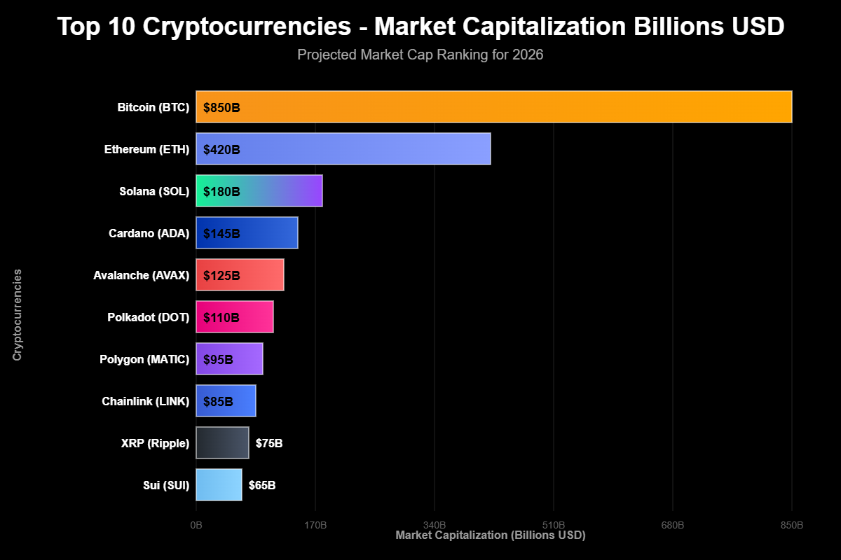 As Top 10 Criptomoedas para 2026