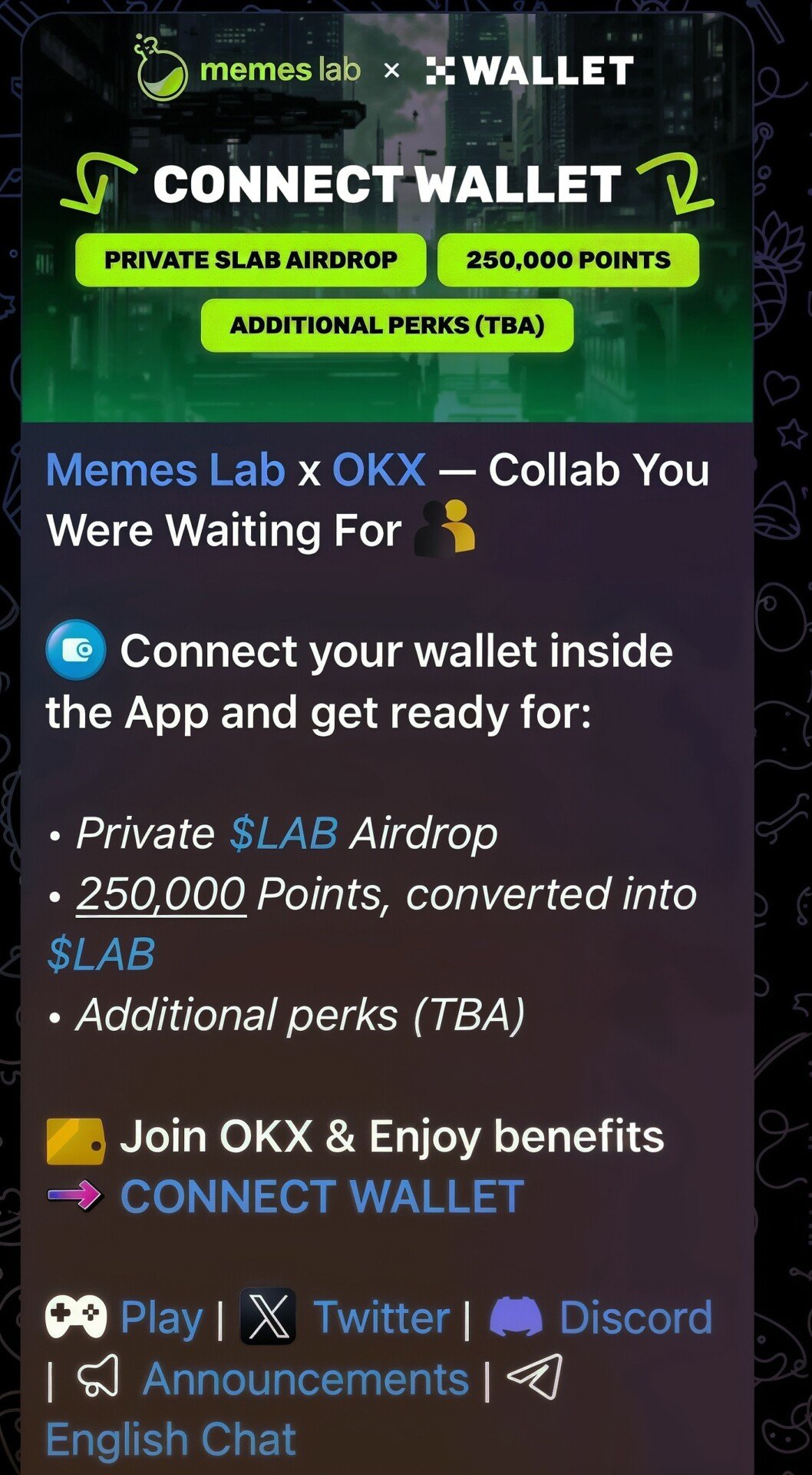 Colaboração com OKX