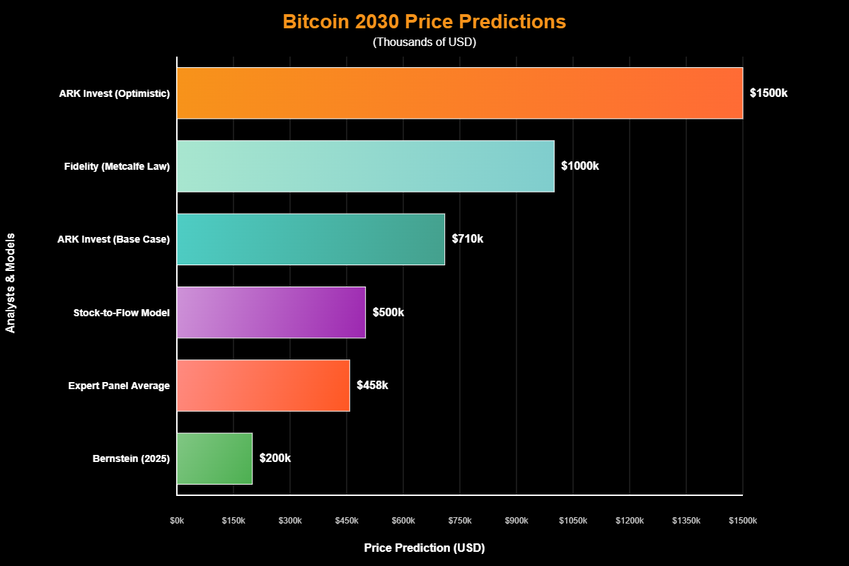 Previsão de Preços do Bitcoin (BTC) Para 2030