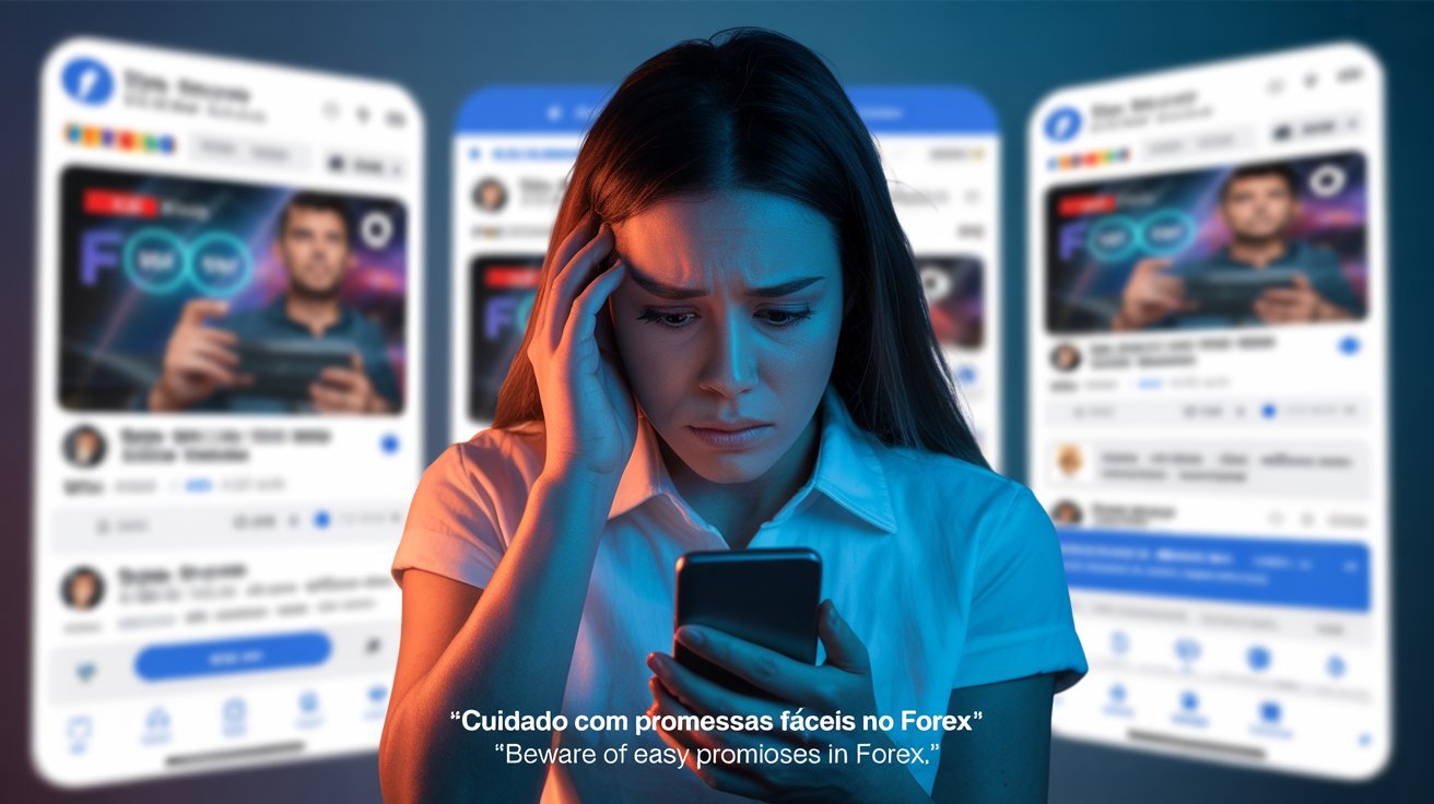 Forex sem Enganações no Facebook: Perigo Oculto no Feed de Notícias