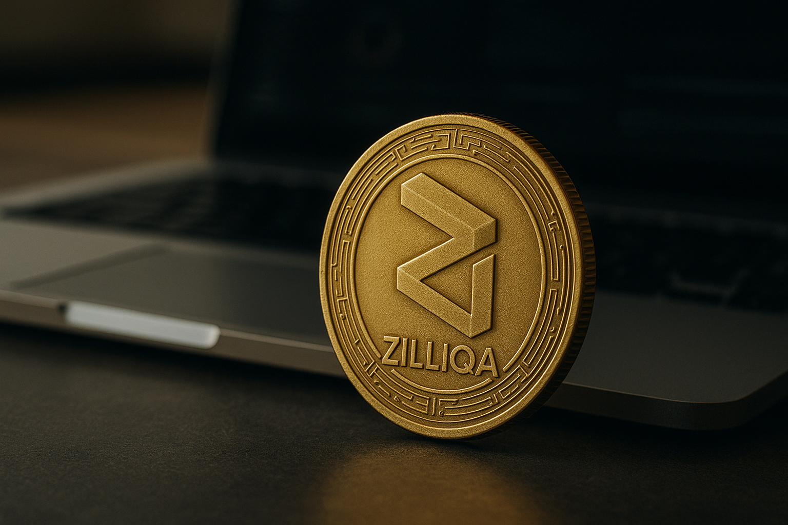Imagem realista de Zilliqa (ZIL)