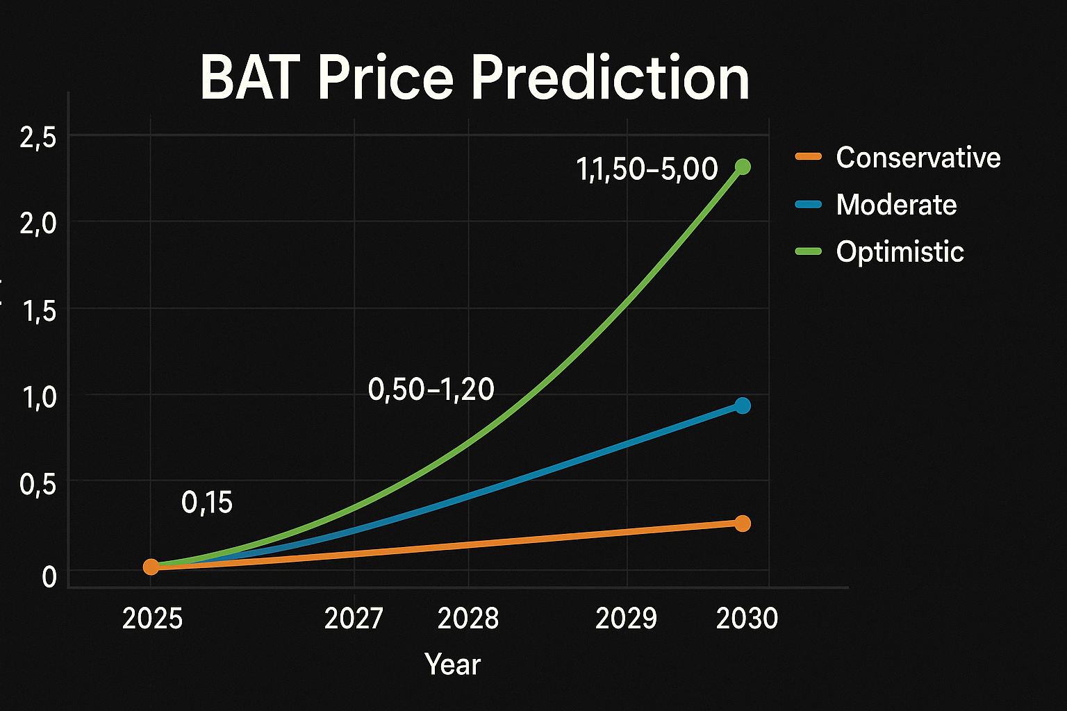 Previsão de Preços Basic Attention Token (BAT) 2030